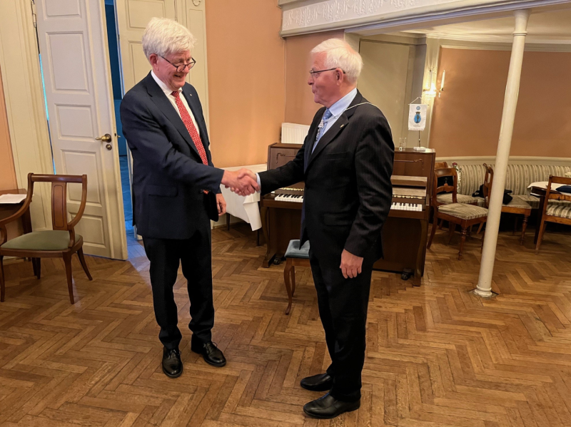 Sommeravslutning med presidentskifte